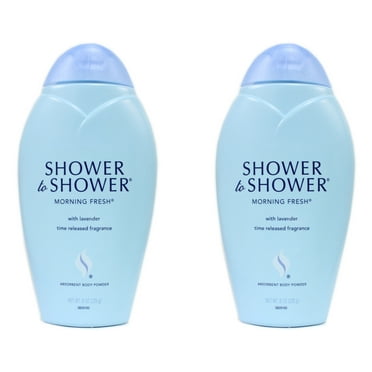 Shower to Shower Morning Fresh Absorbent Body Powder 8 Oz with Lavender ...