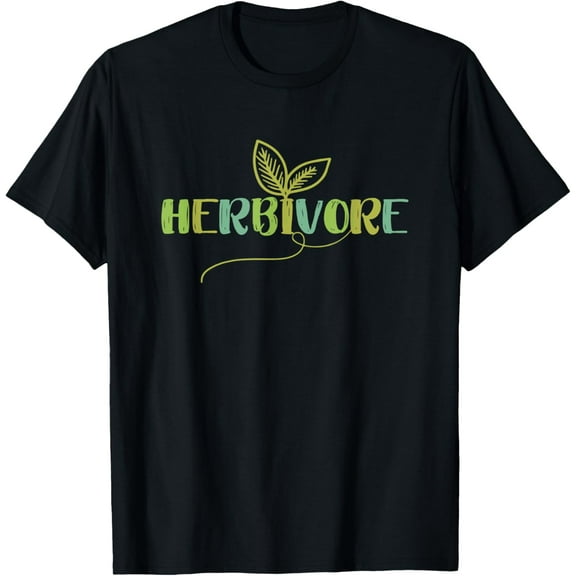 Vegetarian Vegan Herbivore Natural Plant Food T-Shirt
