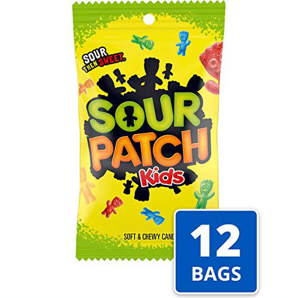 (Price/Case)Sour Patch 06161 Sour Patch Kids Soft Candy Kids Fat Free12X8 oz