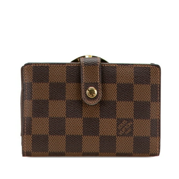 Pre-Owned Louis Vuitton Damier Portefeuille Viennois Tri-fold Wallet N61674 Brown PVC... (Good)