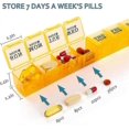 thumbnail image 2 of Mossime Large Monthly Pill Box Organiser 4 Week, Big Pill Organiser With Dust-proof Case, Big Tablet Box For Family, Daily Dosette Box Medication Orga, 2 of 5