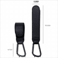 thumbnail image 4 of Noneea 4PCS Stroller Hook Accessories, Multipurpose Stroller Bag Hooks, Leather Stroller Clips for Diaper Bags Pet Carts Grocery Shopping Bags, 4 of 6
