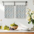 thumbnail image 3 of Wood Grain Kitchen Towels Set of 2, Vintage Geometric Wooden Planks Brown Green Absorbent Dish Towels for Kitchen, Microfiber Hand Towel, Quick Drying Tea Towel for Cleaning Decorative Dishcloths, 3 of 7