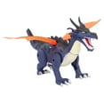 thumbnail image 5 of Juguete de dinosaurio eléctrico para caminar, juguete de dragón con luz de sonido divertido para el hogar para niños con aerosol de llama simulada, azul, 5 of 5