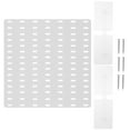 thumbnail image 1 of KONTONTY 1Pcs Wall Mount Storage Organizer White Plastic Simple Design Storage Rack for Kitchen Use, 1 of 8