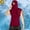 Red, variant on BUIGTTKLOP Sleeveless Shirts for Mens Hooded Tank Tops with Face Mask Sun Protection Hoodies Lightweight Athletic Shirt
