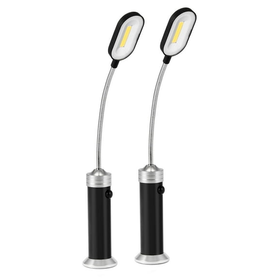 LED Concepts BBQ Grill Lights, Magnetic Base, Flexible Gooseneck, Weather Resistant, 2 Pack