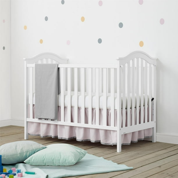 Outlook De kamer schoonmaken Vel Baby Relax Adelyn 2-in-1 Convertible Crib, White - Walmart.com