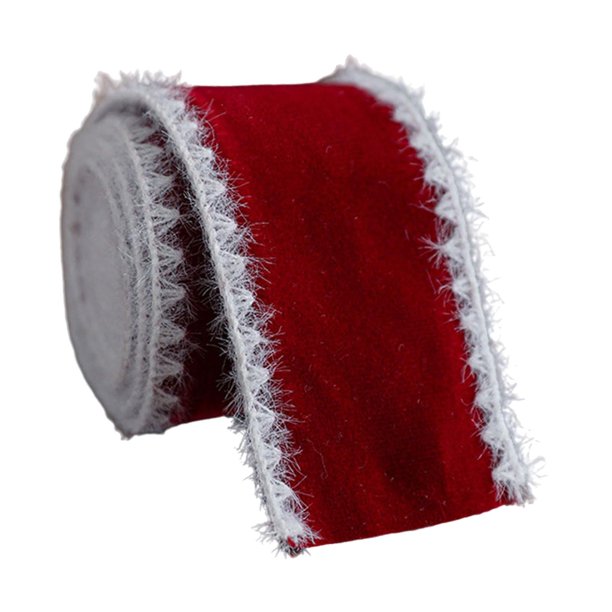 Rollos de cintas decorativas de terciopelo para Navidad, decoración navideña, festivales, bricolaje, Navidad Estilo F