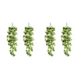 thumbnail image 2 of Matsuzay 2 piezas de plantas artificiales de apariencia realista colgantes-hojas de mimbre para interiores o exteriores batata colgante batata 2Conjunto, 2 of 6