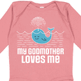 thumbnail image 4 of Inktastic My Godmother Loves Me Boys or Girls Long Sleeve Baby Bodysuit, 4 of 5