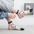 thumbnail image 2 of Fuzoiu Cupcakes and Donuts Print Adult Socks, Crew Moisture-wicking Socks, Unisex Cushion Crew Socks,Casual Sports Ankle Socks, 2 of 7