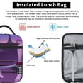 thumbnail image 3 of Lsque inside out 2 Pattern Insulated Lunch Bag – Lunch Box with Thick Insulation & Food-Grade PEVA Lining, Functional Compartments & Detachable Handle, 3 of 7