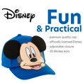 thumbnail image 3 of Gorra de béisbol Disney Mickey Mouse para niños pequeños de 2 a 4 años, 3 of 7