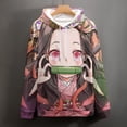 thumbnail image 4 of Kamado Nezuko Unisex Adult Hoodie Casual Hooded Sweatshirt Pullover Novelty 3D Printed Sweater Jacket S, 4 of 8