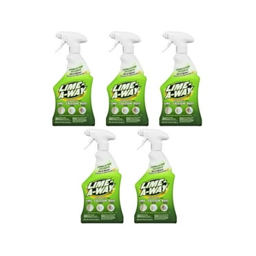 Lime-A-Way Lime Calcium Rust Bathroom Cleaner Spray, 22 oz - Pack of 5