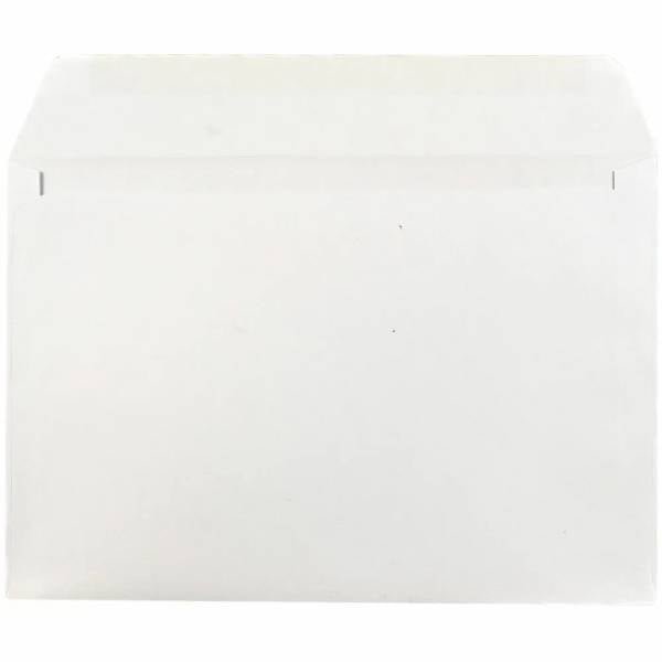 LUXPaper 7 1/2 x 10 1/2 Booklet Envelopes, Bright White, 50/Pack