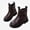 Brown, variant on Viluyesy Girls Chelsea Ankle Boots, Faux Leather, Elastic Side Panels, Side Zipper, Bow Detail, Non Slip Lug Sole Brown Size 10 Little Kids