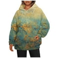 thumbnail image 2 of Mode Quotidienne Polyvalente Décontractée Sweat-Shirts Manches Longues Gradient Top Sweat-Shirts Bleu L, 2 of 5