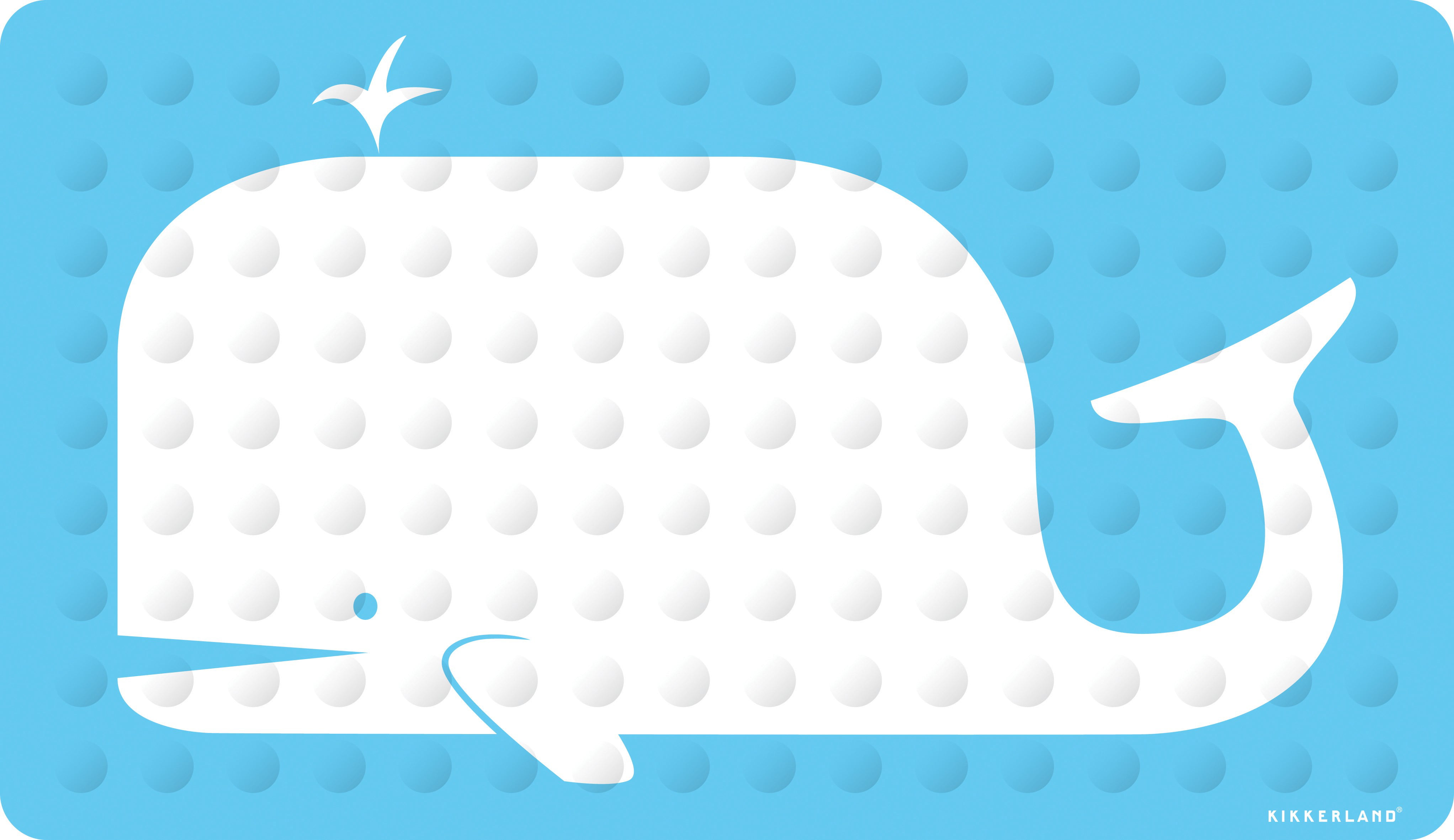 whale bath mat