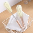 thumbnail image 5 of Lloopyting Dishwashing mop brush Dishwashing mop with handle Can and jar mop or brush Home Handle Brush Fiber Can Long Brush Brush Hang Short And Nylon Cleaning Cup Kitchen，Dining Bar, 5 of 9