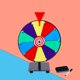 thumbnail image 4 of Rueda De Premios De 12" Juego De La Fortuna Para Ferias Comerciales 10 Ranuras De Color SM SunniMix Rueda de premios, 4 of 7