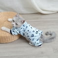 thumbnail image 6 of Non-Sticky Hair Dog Jumpsuit - Round Neck Cute Cat Puppy Clothing - Warm Four-Legged Outfit - Pet Clothes, 6 of 8