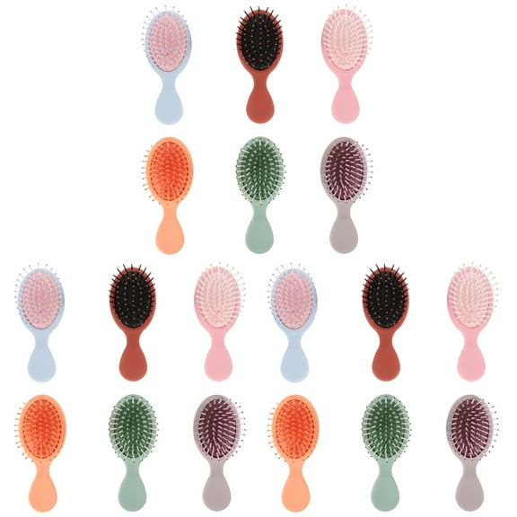 18Pcs Mini Wet Hair Brush, Mini Travel Detangling Brush for Most Hair Types