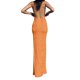 thumbnail image 4 of VISgogo Vestido de mujer, correa de espagueti, sin mangas, sin espalda, ajustado, estampado floral, vestidos largos VISgogo  moda, 4 of 8