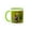 Green/White, variant on 3drose, Italy, Tuscany, Chianti, Autumn, Harvest Grapes Waiting to Be Picked, 11oz Two-tone Green Mug
