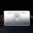 thumbnail image 2 of Moneda conmemorativa de bloque cuadrado - Moneda conmemorativa de Trump 2021-2025, 2 of 2