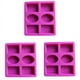 thumbnail image 1 of 3X Molde de Jabón de Silicona para Hacer Jabón 3D 6 Formas Molde de Jabón Rectangular Ovalado Flores Artesanales Hechas Una Mano Molde de Jabón de Cocina de Baño, 1 of 5