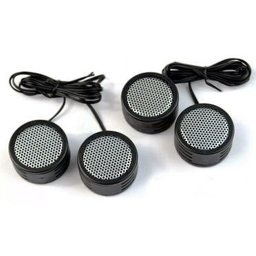 Audiopipe Surround Sound Stereo Tweeters Built-in Crossover, Black, XTC3300, 2 Pack