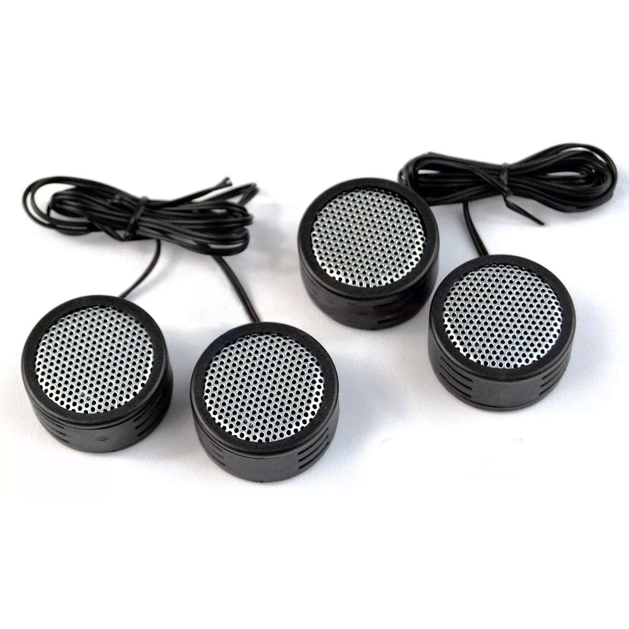 Audiopipe Surround Sound Stereo Tweeters Built-in Crossover, Black, XTC3300, 2 Pack