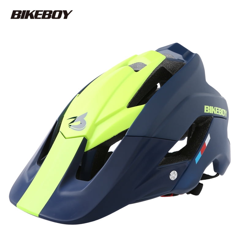 Bikeboy Bicycle Mountain Bike Helmet Riding Integrally Molded Bicycle Highway Men And Women Safe Accessories Equipment Color Blue yellow Specification Free size Walmart