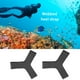 thumbnail image 4 of Correa Aletas de buceo Keeper Foot Flippers Pinza de natación (XXS) Negro, 4 of 5