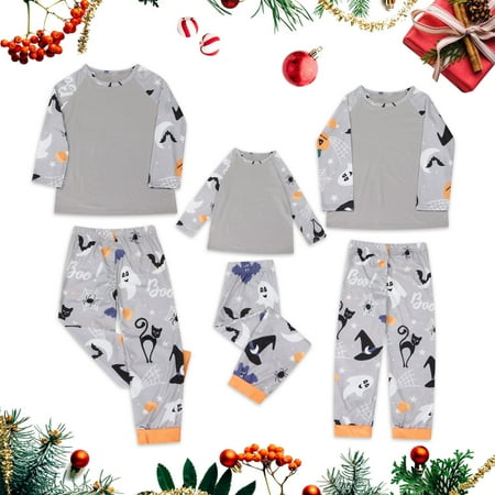

Christmas Family Matching Pajamas Set Adult Kids Baby Fashion Deer Printed Tops+Plaid Pants Sleepwear Nightwear Set