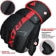 thumbnail image 2 of Guantes de artes marciales mixtas RDX Grappling Sparring, medio dedo, piel maya, 2 of 8