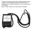 thumbnail image 1 of Strobe Control Module, LED Flash Control 16 Modes 12V 1.5W  for Backup Fog Lights, 1 of 7