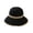 Black, variant on CAIXIA Resort Sun Hat for Women Wide Brim Packable UV Protection Bucket Hat Adjustable for Summer Beach Travel Outdoor