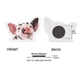 thumbnail image 2 of WIRESTER 4pcs Acrylic Fridge Magnet for Home Office Classroom Acrylic Magnets to Stick on Computer, Fridge, Dryer, Lockers - Baby Pig & Black White Brown Guinea Pig & Raccoon & Black Spots Baby Pig, 2 of 6