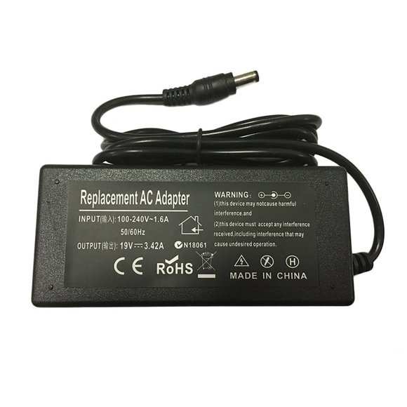 Newest Upgraded Laptop Power Adapter Charger For Toshiba Satellite L500 L650 L670 L750D L850 Black