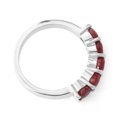 thumbnail image 2 of Natural Ruby 5 Stone 925Sterling Silver Ring For Men And Woman, Gift For Beloved, 2 of 11