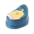 thumbnail image 2 of Orinal de entrenamiento para bebé, orinal de viaje para niños pequeños, fácil de limpiar, antideslizante, interior, extraíble, orinal para niño, Azul, 2 of 8
