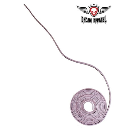 

6 Feet Pink Leather Laces