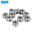thumbnail image 3 of PATIKIL Adaptateurs de Filetage Manchon Écrou Réducteur, 10 Pcs M8*1.25 Mâle à M6*1 Femelle Écrou de Réparation Vis Réducteur Conversion Acier Inoxydable Fixation 5mm, 3 of 7