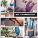 thumbnail image 2 of Paquete de 4 toallas refrescantes (101,6 x 30,5 cm), ideales para deportes de hielo, cuello, suaves, transpirables y de microfibra para gimnasio, entrenamiento, fitness, yoga, golf, camping y otras, 2 of 7