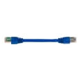 thumbnail image 1 of Monoprice - Câble Patch - RJ-45 (m) à RJ-45 (m) - 6 Pouces - STP - Chat 6a - Sans Accroc, Échappé - Bleu, 1 of 2