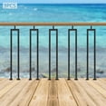thumbnail image 3 of 3*Carbon Steel Stair Balusters Modern U-Shaped Metal Spindles for Stairs Black, 3 of 17