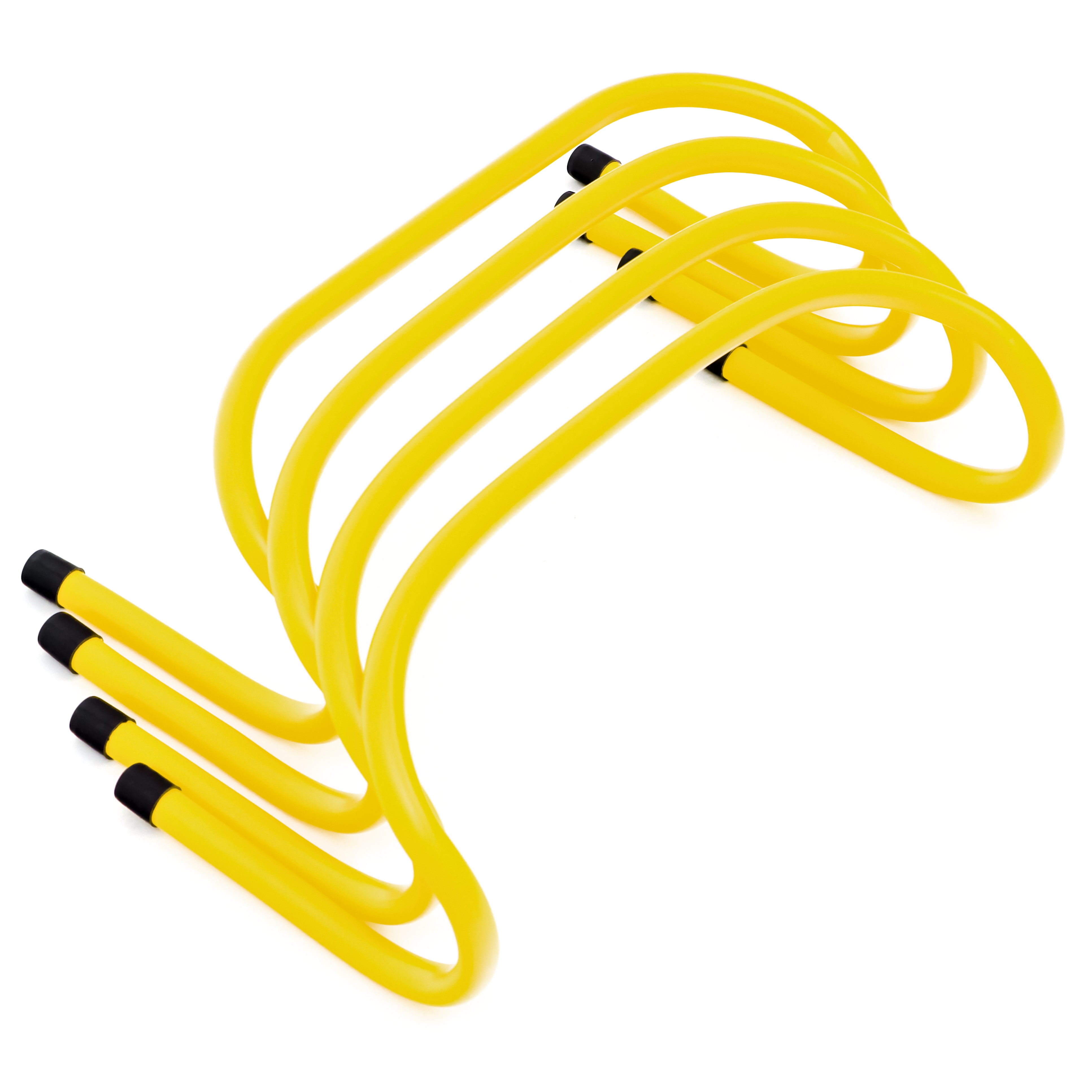 Speed Training Hurdles Pack of 5 - 6 Inch By Trademark Innovations (Yellow)